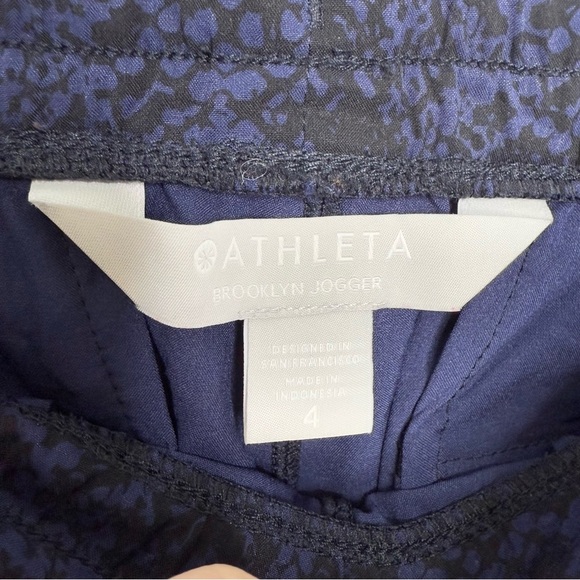 ATHLETA Blue Python Brooklyn Jogger - Picture 3 of 4